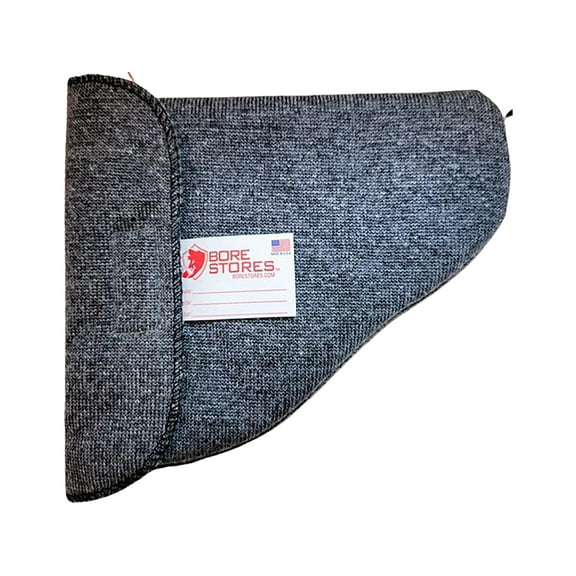 Bore Stores Silicone-Treated Small Pistol Case 8" x 6.5" Gray