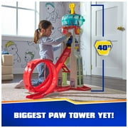 PAW Patrol: Rescue Wheels Super Loop Tower HQ مع الأضواء والأصوات والمركبة والشكل