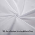 thumbnail image 7 of Sleep Zone Pleated Bed Skirts Full Size, 15 inch Tailored Drop Easy Fit Bedskirt, Anti-Static, Fade Resistant (Full, White), 7 of 7