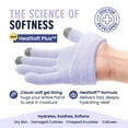 thumbnail image 2 of Guantes de gel hidratantes con pantalla táctil Dr. Frederick's, lila, 2 of 9