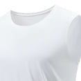 thumbnail image 4 of L-5X Plus Size Tank Tops for Men Big & Tall Sleeveless Crewneck Undershirts Shirts Mens Casual Solid Color Pullover Stretchy Slim Workout Running Vests, 4 of 5