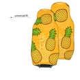 thumbnail image 5 of ZNDUO Yellow Cartoon Pineapple Pattern Car Seat Cover, Breathable Polyester Universal 2 Pcs Car Seat, 5 of 8