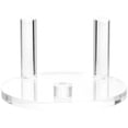thumbnail image 1 of Acrylic Display Stand Clear Acrylic Display Stand Three-peg Display Easel Stand for Home, 1 of 9