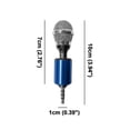 thumbnail image 3 of Metal Bend Microphone, Mini Flexible Recording Microphone with Bendable Design for Podcast Voiceover Video Call Interview, Portable Metal Construction, Random Color, 3 of 8