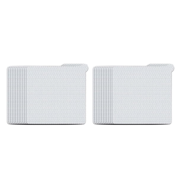 Inteprter Colector de pelo de drenaje de suelo de 12 piezas, cubierta de bañera, prevención de bloque, colador de lavabo para baño, lavadero Type1 NO1