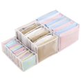 thumbnail image 3 of Mesh Storage Box Foldable Closet Clothes Dividers Nylon Dresser Compartments Organizers, 3 of 5