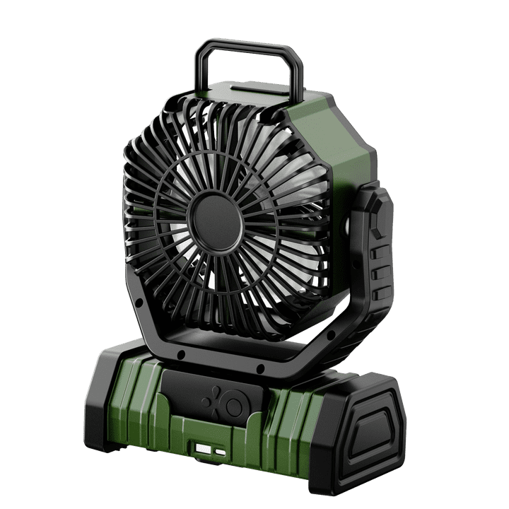 Universal HF-F6 Portable Rechargeable Outdoor Camping Fan USB Table Fan With LED Light And Power Bank For Camping Outdoor