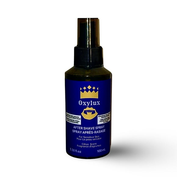 Oxylux Natural Aftershave Spray, Refreshing Aftershave Spray with Witch Hazel and Aloe Vera, PostShave Care, Prevents Irritation 100ml