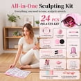 thumbnail image 4 of PEEMARIO Pilates Kit for Women, 24 PCS Pilates Kit for Home Workouts with Pilates Ring, Yoga Ball, Resistance Bands, Ankle Weights & Sliders, Complete Pilates Equipment Set for Full Body Yoga Workout, 4 of 9