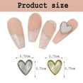 thumbnail image 2 of 60Pcs Nail Art 3D Decorations Heart Shape Nail Gems And Stones for Acrylic Nails Manicure Jewelry Nail Rhinestones Nail Art Charms For Women-style:style2;, 2 of 5
