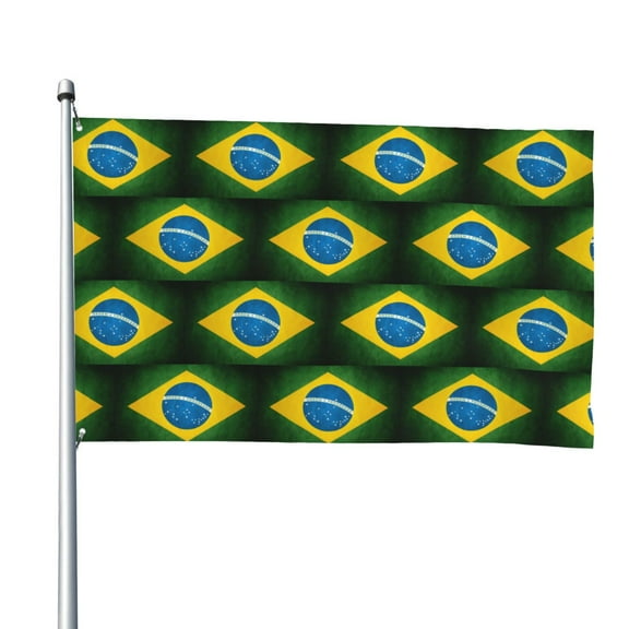 Brazilian Flag Flag 4x6ft Cool Funny Flag Banner For Dorm Bedroom Wall Decor Indoor Outdoor