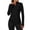 Black, variant on Tqcoqu Women's Shirts Long Sleeve Quarter Zip Sun Protection Quick Dry Workout Hiking Athletic Shirts,Pink,Women's S-XXL