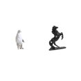 thumbnail image 6 of CarpNettore Penguin Horse Sculpture Figurine Collectable Craft Decorative Ornament Resin Animal Statue for Housewarming Tabletop Bar Bedroom Office Landscape, 6 of 8