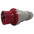 thumbnail image 1 of WALTHER - 16A, 415V, Cable Mount CEE Plug, 3P+E, Red, IP44, 1 of 1