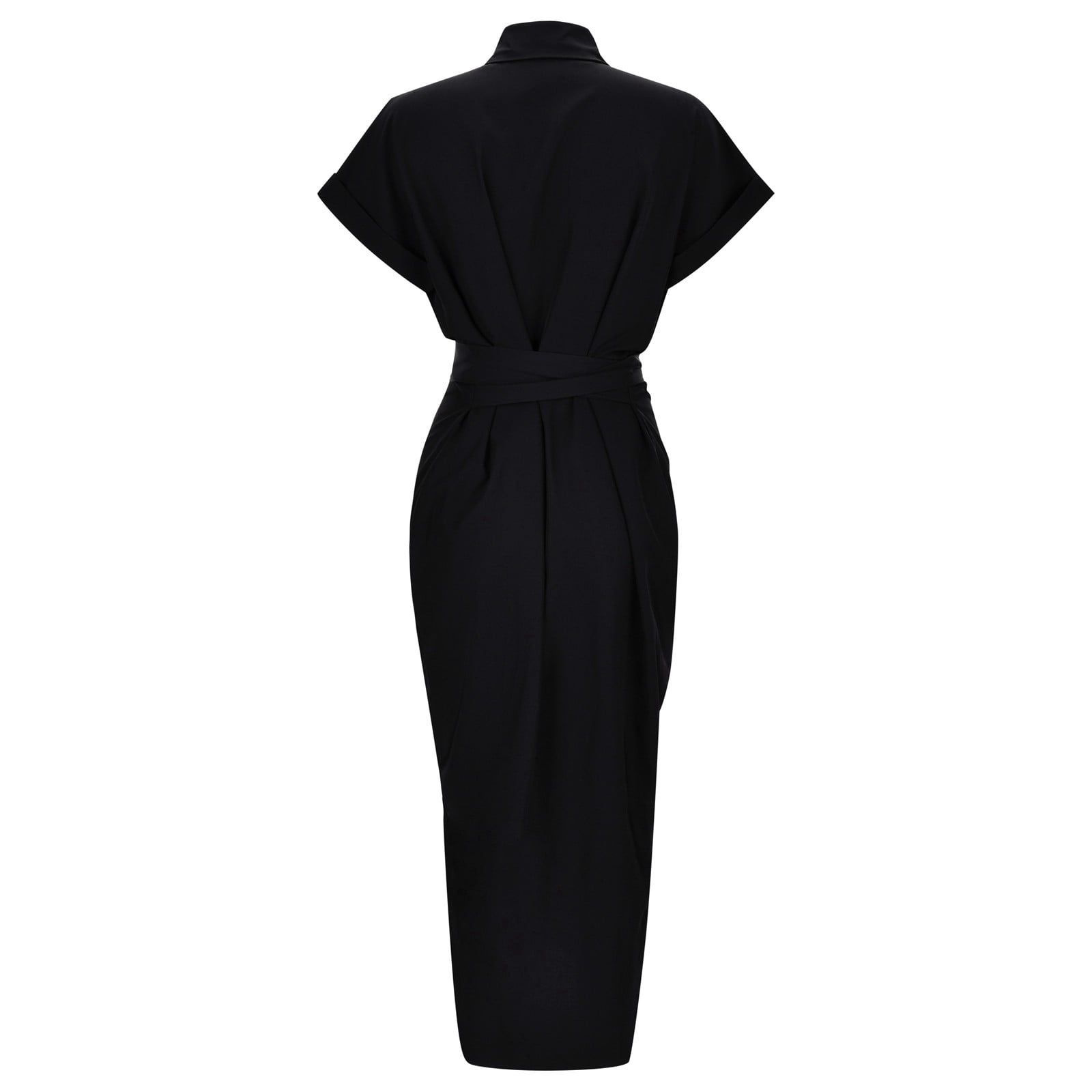 Jamsmile Women Shirt Dress Summer Casual Button Down Solid Color Short Sleeve Belted Shirts Dress Elegant Loose Midi Dress Clothes