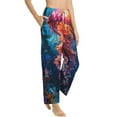 thumbnail image 2 of Balery Colorful Jellyfish Abstract print Women's Pajama Pants,Ultra Lightweight Pjs,Lounge Pant-Small, 2 of 9