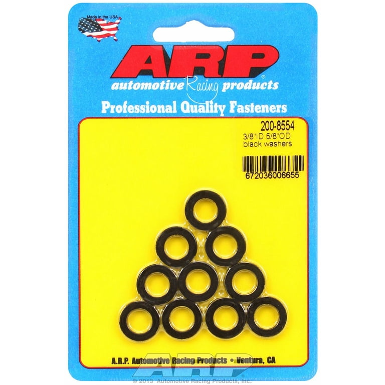 ARP Black Washers - 3/8 ID x 5/8 OD (2) ARP Black Washers - 3/8 ID x 5/8 OD (2)