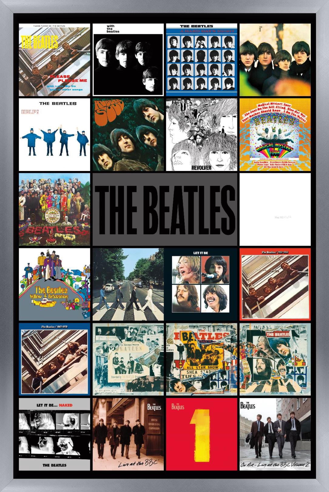 24X36 The Beatles - Albums Wall Poster, 24