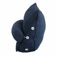 thumbnail image 4 of Backrest Pillow Large Backrest 60x22x50cm Triangular Design Detachable Soft Comfortable Reading Pillow Backrest For Home Sofa Bed, 4 of 8