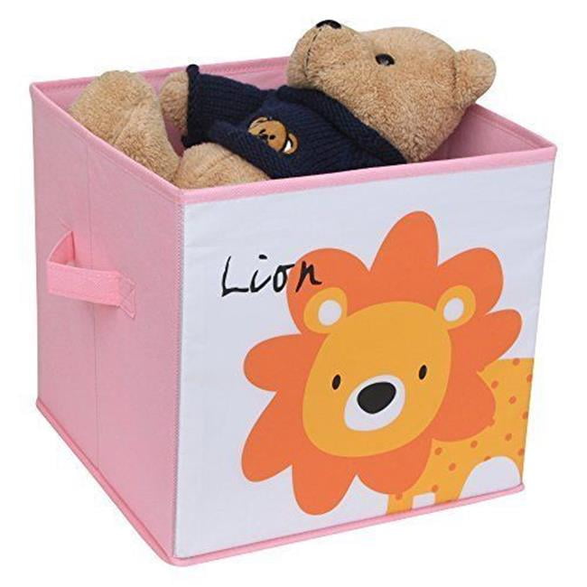 Redmon 7108PK Kids Toy Box with Lion Pink
