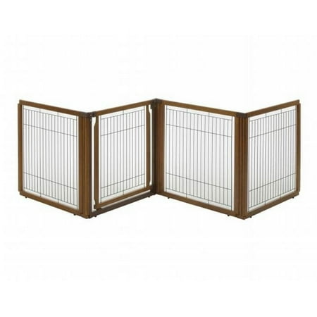 UPC: 0803840941706 | Richell 31.50 H Convertible Elite Dog Gate  Brown