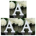 thumbnail image 4 of Guardurnaity Letra de blanca de 8CM, alfabeto inglés, bricolaje, diseño de nombre personalizado, arte artesanal, corazón independiente, decoración Type6 NO6 Guardurnaity CBP021731, 4 of 6