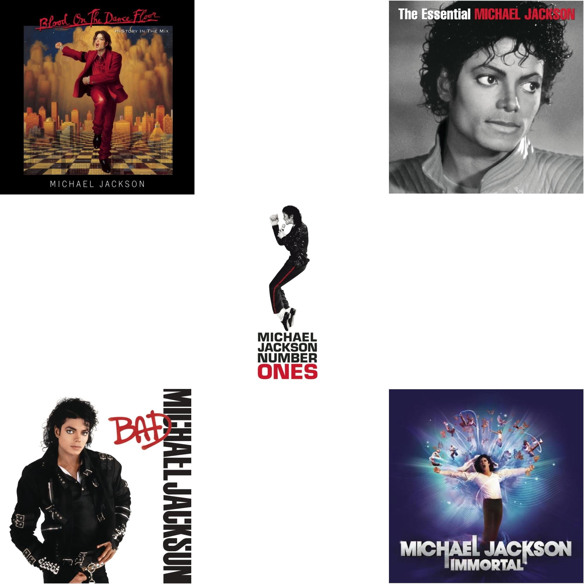 Bad & Essential Michael Jackson & Dangerous & Thriller (40Th