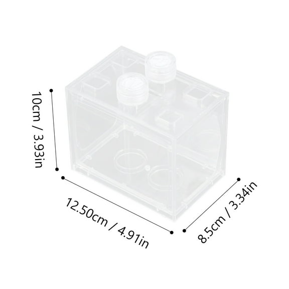 LED Aquarium Kit 1 Set Light up Terrarium Transparent Creative Desktop Fish Tank