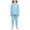 Light Blue, variant on Cethrio Girls Long Sleeve Pajama Sets, 2 PC Crew Neck Pullover Girls' Sleepwear Loungewear Green Size 9-10 T