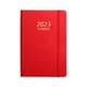 thumbnail image 2 of Cuaderno de diario A5 Salvador 180 hojas 360 páginas a rayas horario de HÁBITOS 2023 Bloc de notas Rojo, 2 of 10