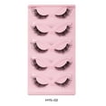 thumbnail image 1 of Fiudx Pestañas Postmortem, Visón Sintético de Lujo, Diseño Comodo y Ligero, Estilo Vegano Libre de Animales Crueles, Ojos Naturales Reales, Maquillaje de Fiesta, Accesorio de Moda para Mujer, Reutili, 1 of 1