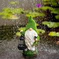 thumbnail image 4 of Sruoe Garden Statues for Outside, Garden Decorations Outdoor, Garden Decor with LED Light, Garden Solar Lights, Solar Garden Decor, Gardening Gifts, Gnome Garden Statue for Garden Lawn Pathway Yard, 4 of 4