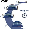 CAMPROS 6 Person Camping Tent, Easy Set up Waterproof Dome Tents Double
