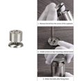 thumbnail image 4 of Juego de 4 patas ajustables para muebles, patas de mesa de acero inoxidable con goma M, 4 of 5