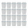 TENS Electrodes - Premium Quality XL Replacement Pads for TENS Units - 20 Pairs of Snap TENS Unit Electrodes (40 TENS Unit Pads) - 2" x 4" - Discount TENS Brand