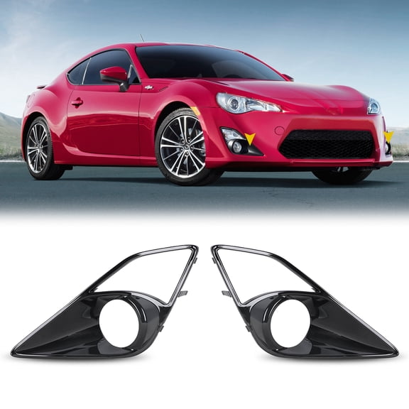 1 Pair Fog Light Bezels Compatible with 2013 2014 2015 2016 Scion FR-S/Toyota 86,ABS Material Fog Lamp Cover Replacements
