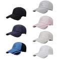 thumbnail image 6 of Sunshade Cap Wide Retractable Brim Cotton Breathable Mesh Sun Hat Outdoor Fishing Camping Travel Beach Swimming Pool Park Sportswear Accessories, 6 of 6