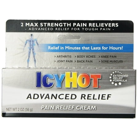 Orthogel Advanced Pain Relief - Icy Hot Advanced Relief Pain Relief Cream, 2 Ounce