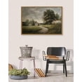 thumbnail image 6 of Drsoum Framed 24x36in Vintage Landscape Wall Art Classical Painting Countryside Room Decor Natural Framed, 6 of 7