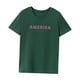 thumbnail image 3 of Camiseta Para Mujer Verano Femenino Cuello Redondo Camiseta Para El Trabajo Mochilero Uso Diario L, 3 of 7