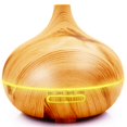 thumbnail image 4 of facefd Wood Grain Essential Oil Diffuser Aromatherapy Diffuser with 7 Color Lights No.3, 4 of 6