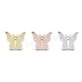 thumbnail image 3 of 925 Sterling Siver 14K White Gold Plating Butterfly Stud Earring VVS1 Clarity Moissanite Earring Hypoallergenic Jewelry For Women, 3 of 3