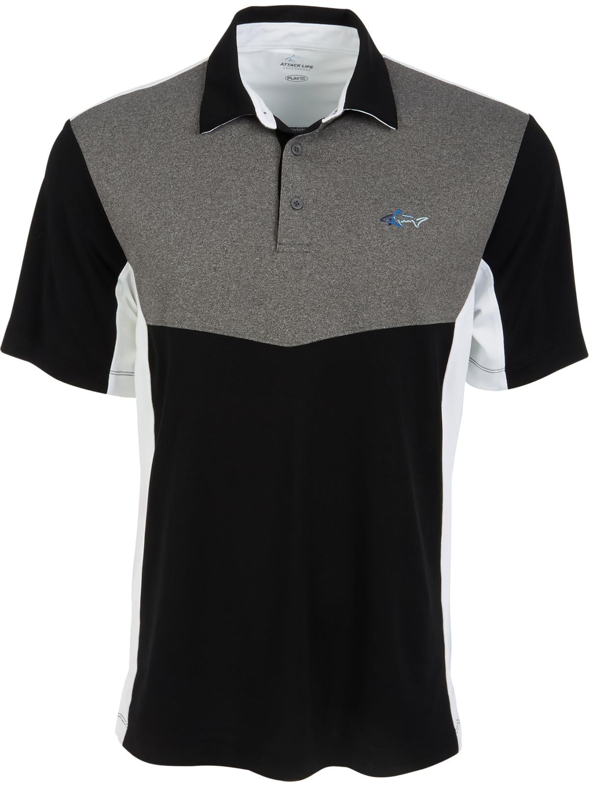 Greg Norman Men's Colorblock Logo Polo Shirt Jamaica Ubuy