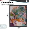 thumbnail image 4 of Stupell Industries Contemporary Resting Tiger Beneath Leaves Black Floating Frame Canvas Art, 17 x 21, by Svetlana Aleynikova, 4 of 8