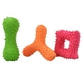 thumbnail image 1 of Dog Teething Toy Latex: 3PCS Squeaky Dog Toothbrush Stick Pet Tooth Cleaning Toy, 1 of 7