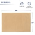 thumbnail image 4 of Queen Size 400 Thread Count Cotton Pillowcases Set of 2, Solid Percale Envelope Closure Pillow Cases by SimpleField - Soft, Smooth & Breathable ( Beige ), 4 of 6