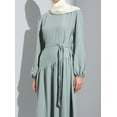 thumbnail image 3 of Green Almon - Unlined - Modest Dress - Refka, 3 of 5