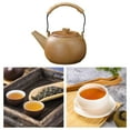 thumbnail image 1 of Tetera de cerámica, tetera de hojas sueltas florecientes, dispensador de té, Infusor de té con filtro de té para Camping, Hotel, casa de té mango con cuerda Macarena Tetera, 1 of 8