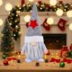 thumbnail image 1 of Juguetes para piscina, juguetes para bebés, juguetes para niños pequeños. Muñeco navideño con capucha y sin rostro. Muñeco de peluche de Papá Noel enano navideño. Adorno decorativo. Muñeco de tela., 1 of 6