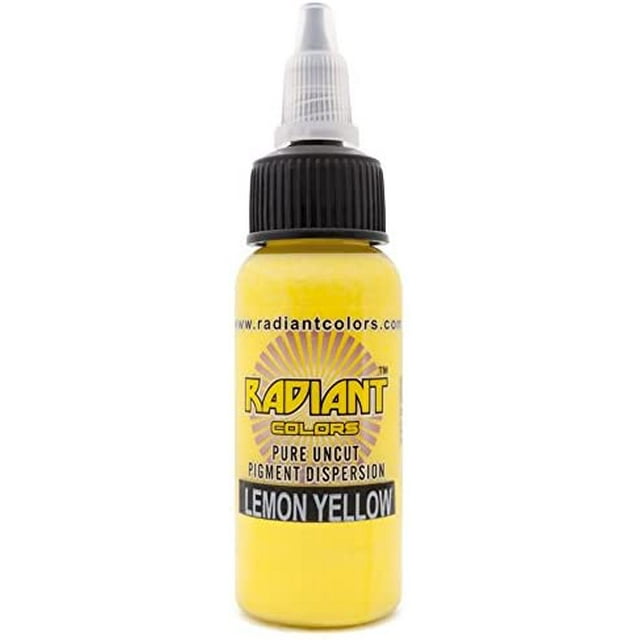 Radiant Colors Encre de Tatouage - Jaune Citron 1oz